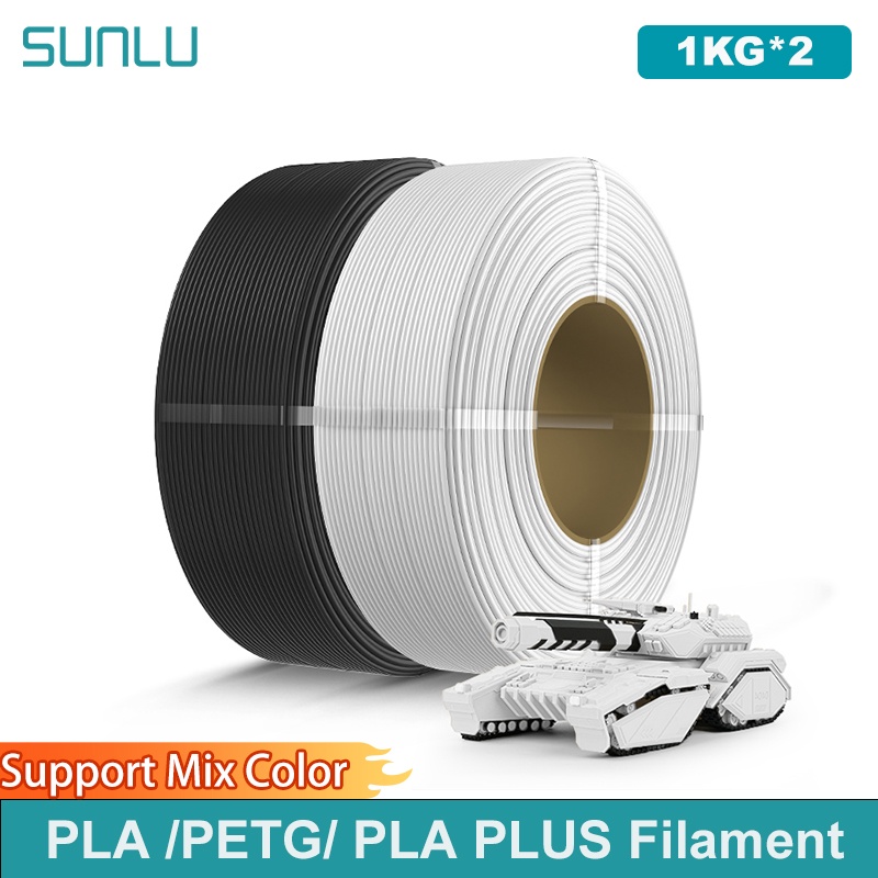 3D Printing Nylon Filament - SUNLU 2KG PLA/PETG/PLA PLUS Filament 1.75mm