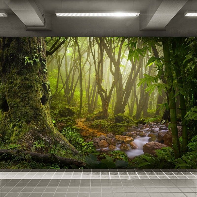 3D Printing Heat Resistant Material - Custom Size 3d Wallpaper Landscape Waterfall