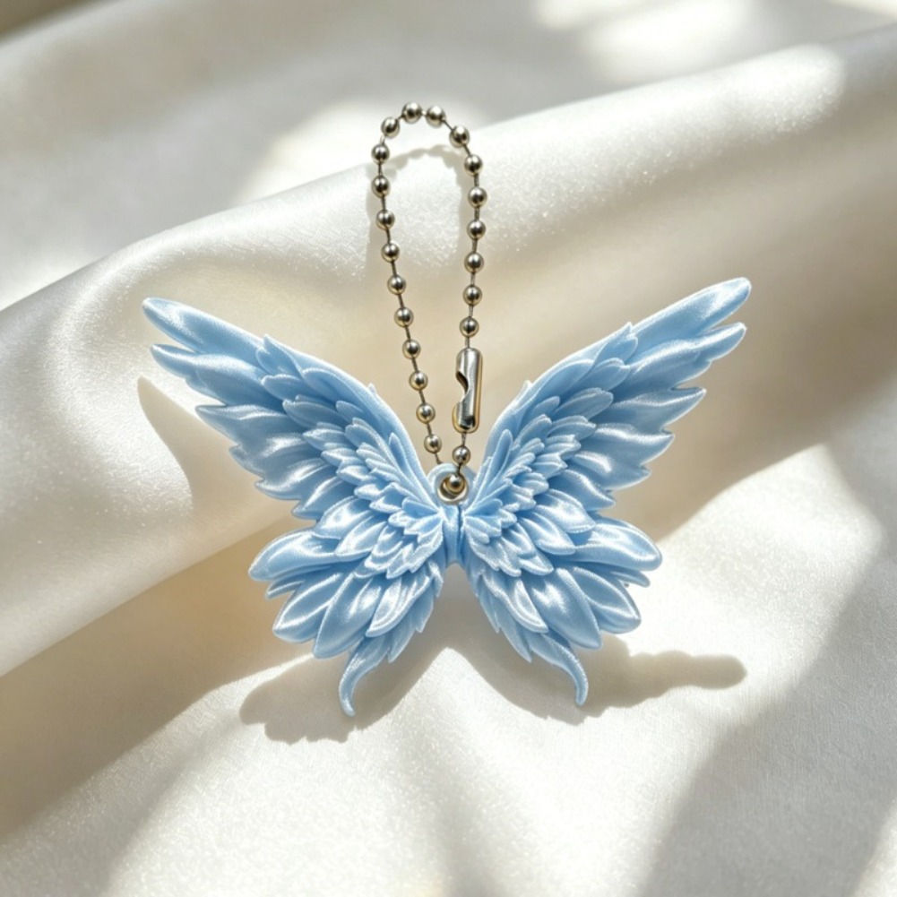3D Printing Examples - Cute Layered Butterfly Wings Keychains Hanging