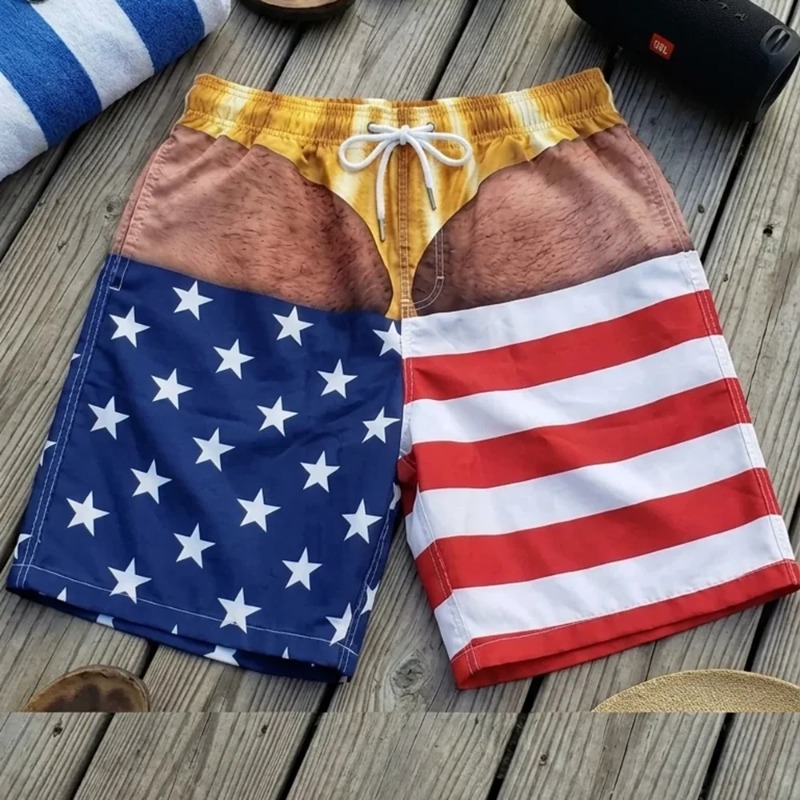 Fun Beach Party Swim Trunks Fo - 3D Printing Viral review and price