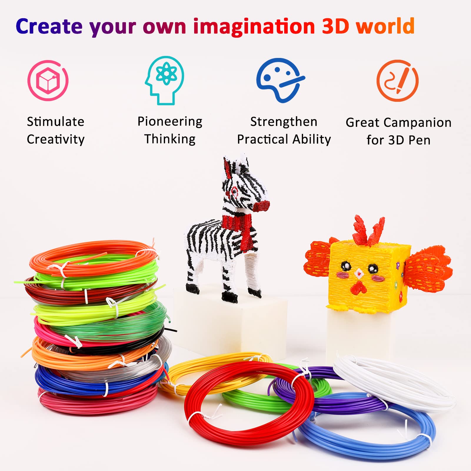 40/32/30 Colors PLA Filament f - 3D Printing Nylon Filament review and price