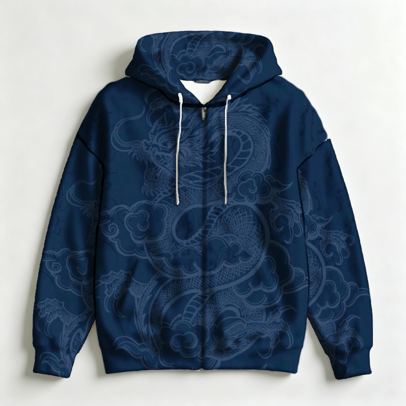 Men Zip Hooded Sweatshirt 3D A - 3D Printing Output review and price