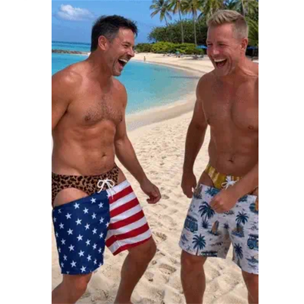 Fun Beach Party Swim Trunks Fo - 3D Printing Viral review and price