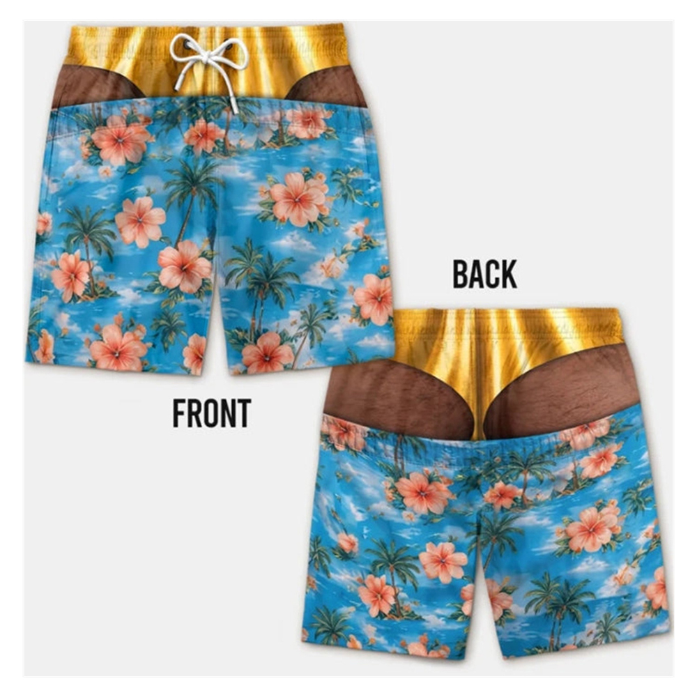 Fun Beach Party Swim Trunks Fo - 3D Printing Viral review and price