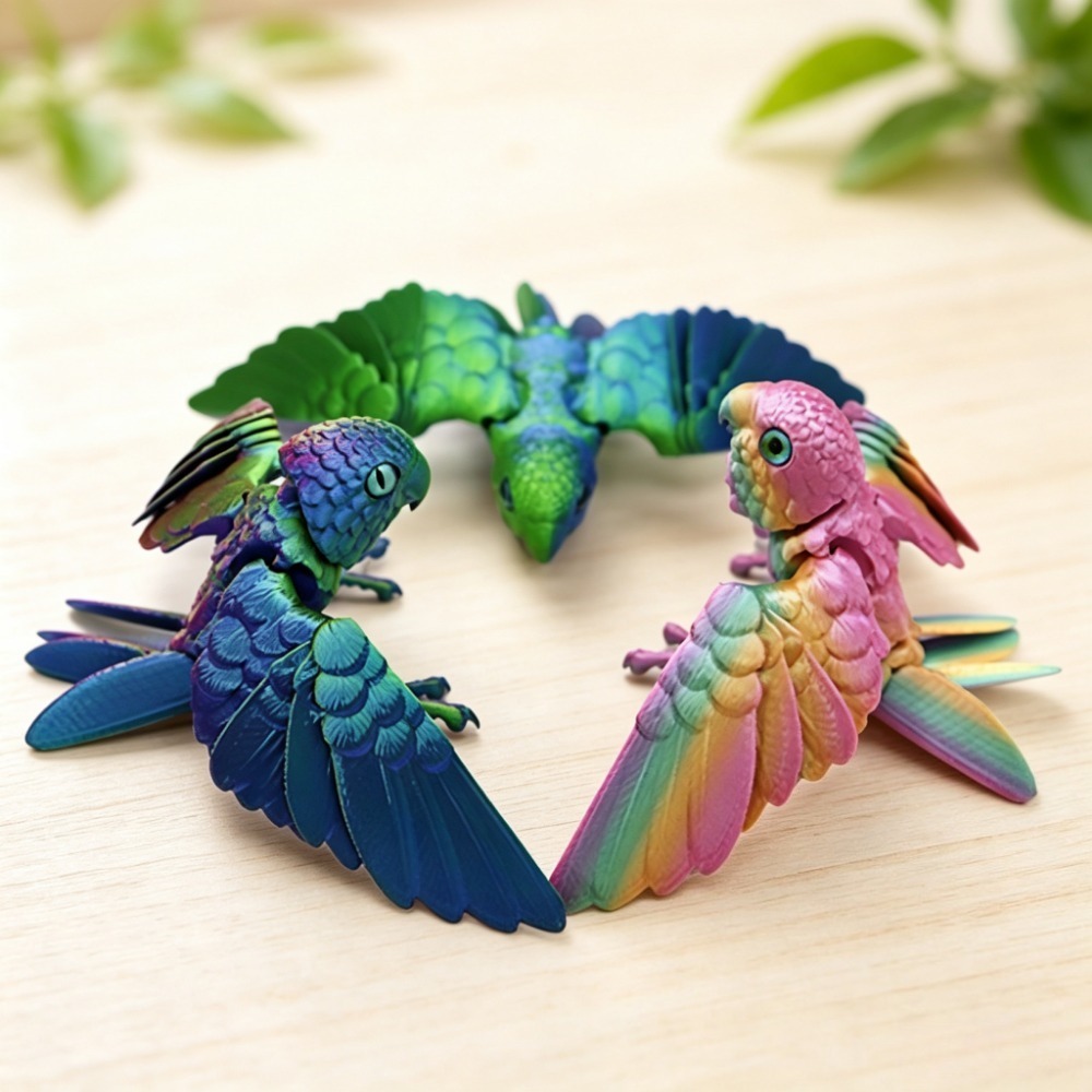 3D Printed Cute Parrot Model F - 3D Printing Mockup review and price