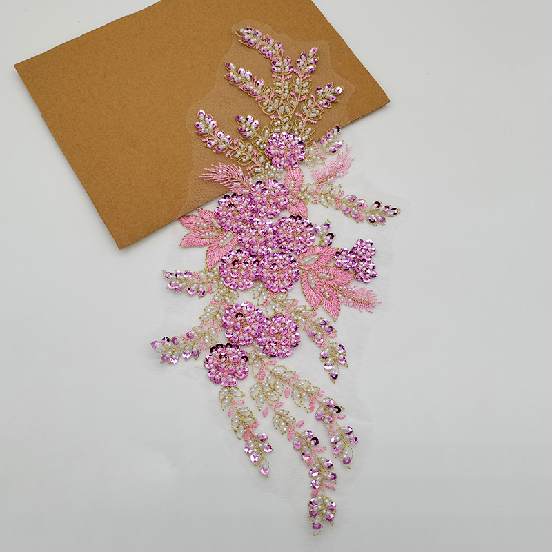 1Pc Beaded Flower Embroidery F - 3D Printing On Fabric review and price