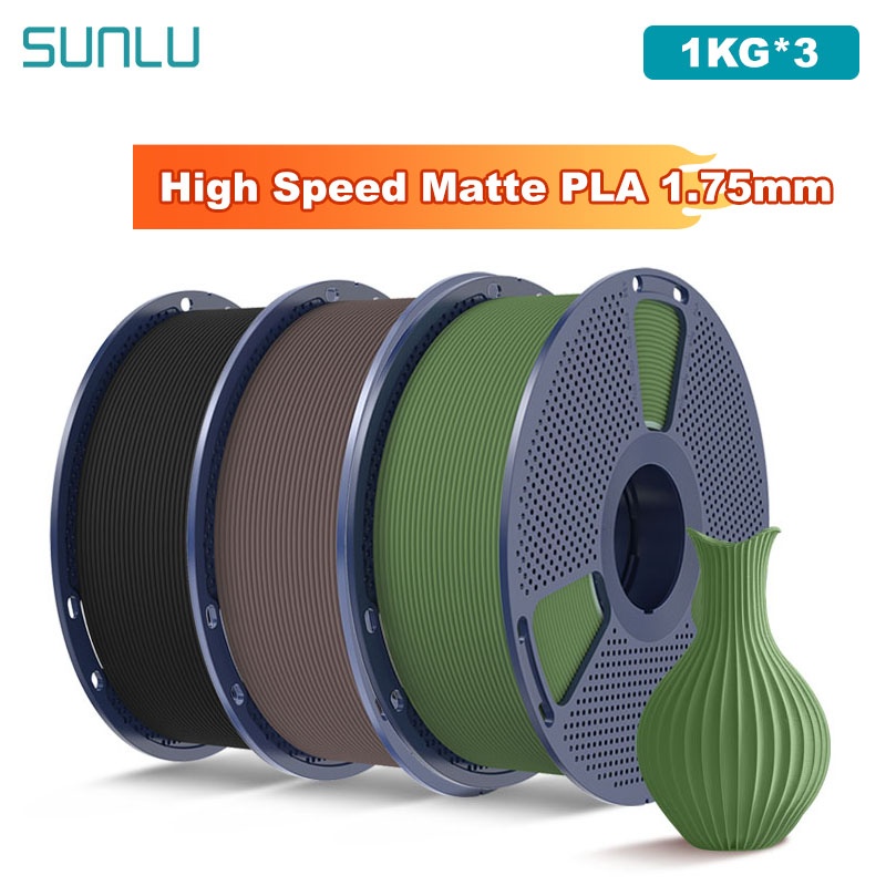 SUNLU 3KG High Speed Matte PLA - 3D Printing Nylon Filament review and price