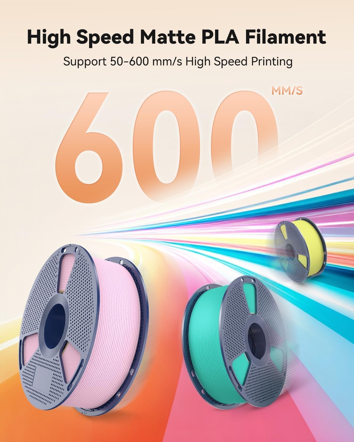 SUNLU 3KG High Speed Matte PLA - 3D Printing Nylon Filament review and price
