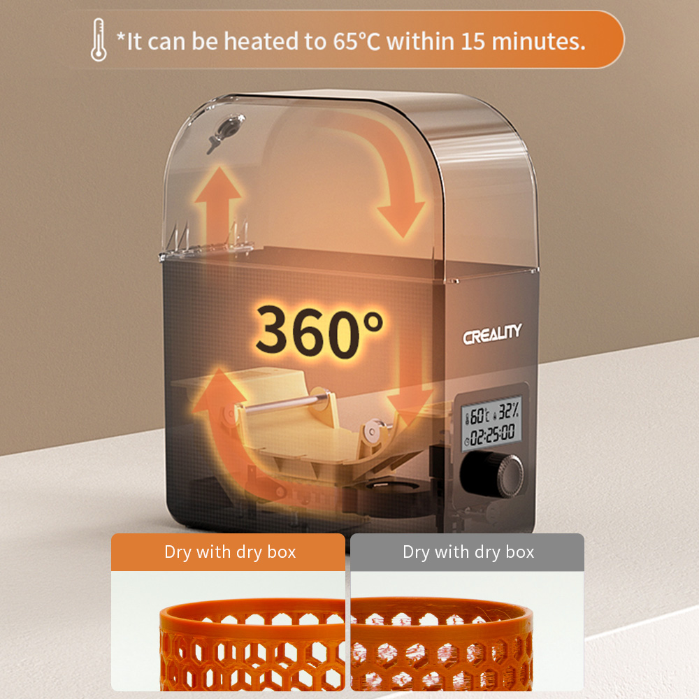 Creality Filament Dryer Upgrad - 3D Printing Nylon Filament review and price