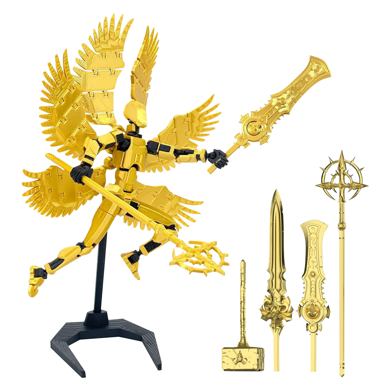 Titan 13 With Wings Figure Toy - 3D Printing Aluminium review and price