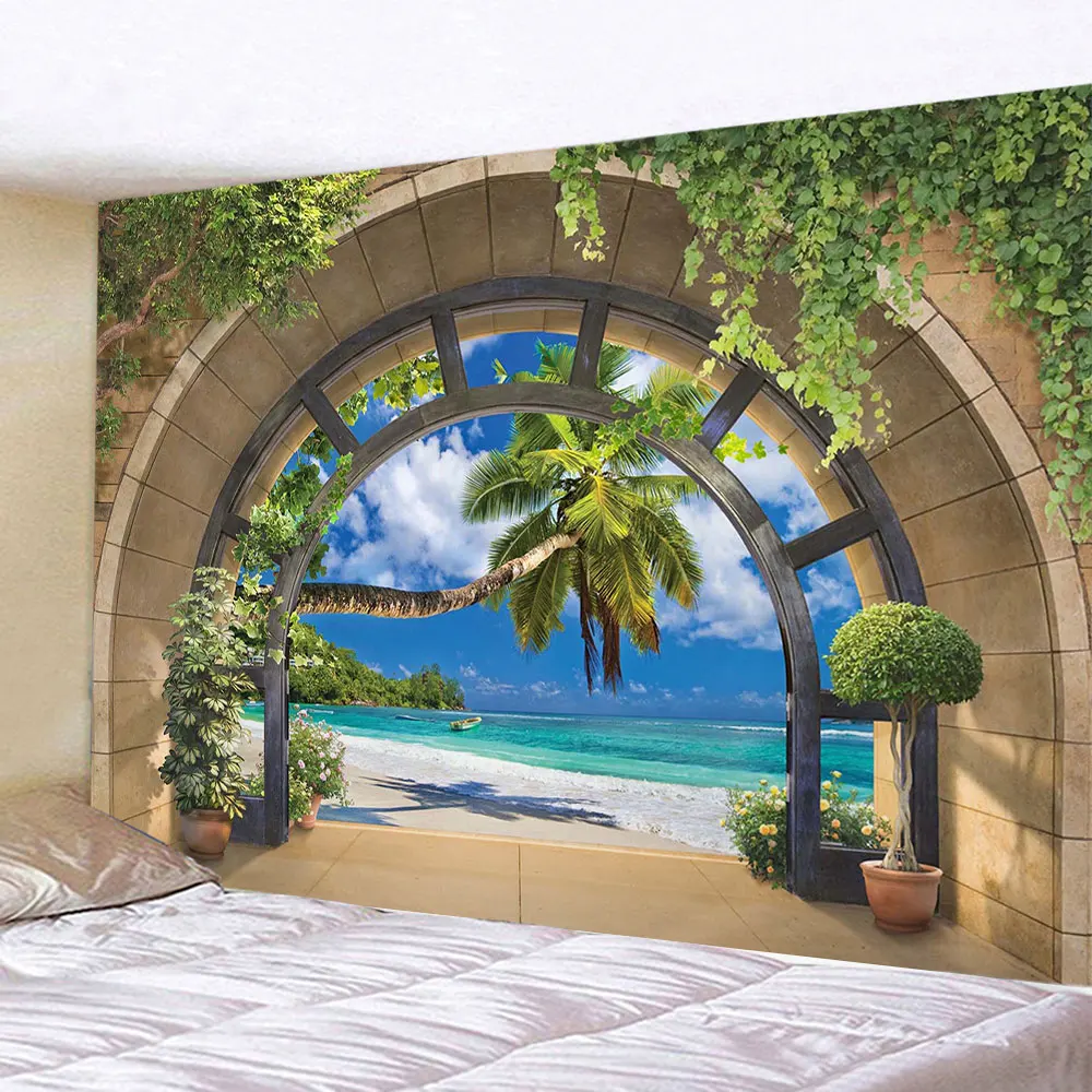 Seaside Coconut Tree Landscape - 3D Printing Room review and price
