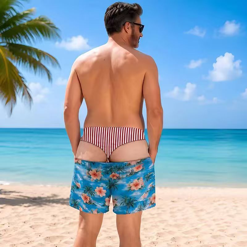 Fun Beach Party Swim Trunks Fo - 3D Printing Viral review and price
