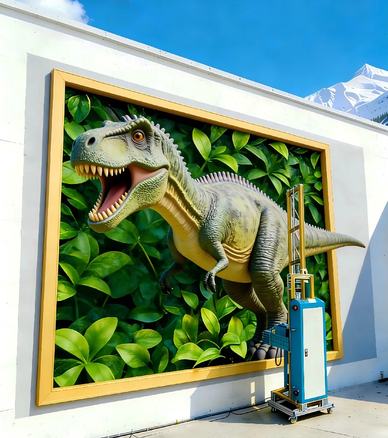 Customized Inkjet Wall Printer - 3D Printing Output review and price