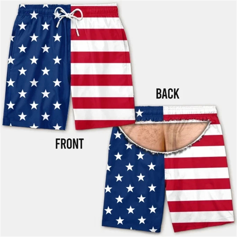 Fun Beach Swim Trunks Men 3D P - 3D Printing Viral review and price