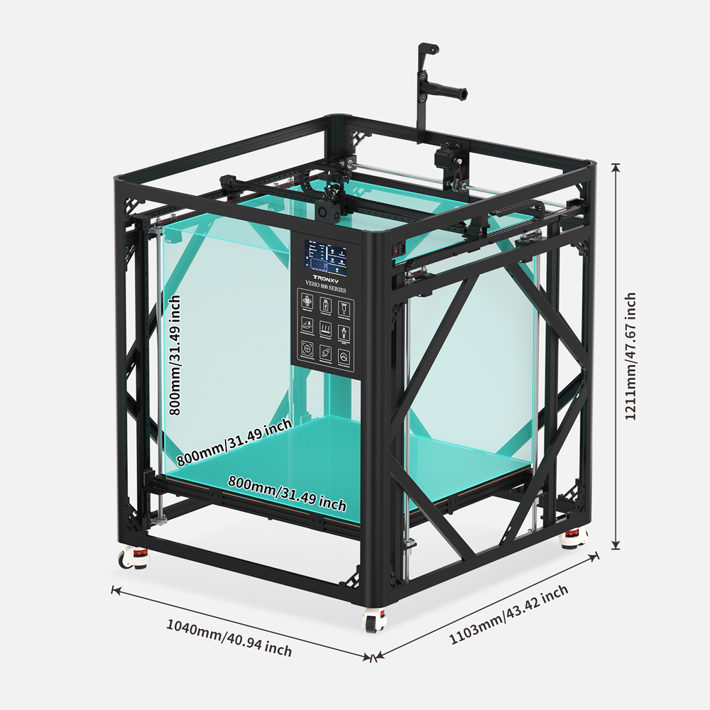 TRONXY VEHO 800 PRO 3D Printer - 3D Printing Software review and price