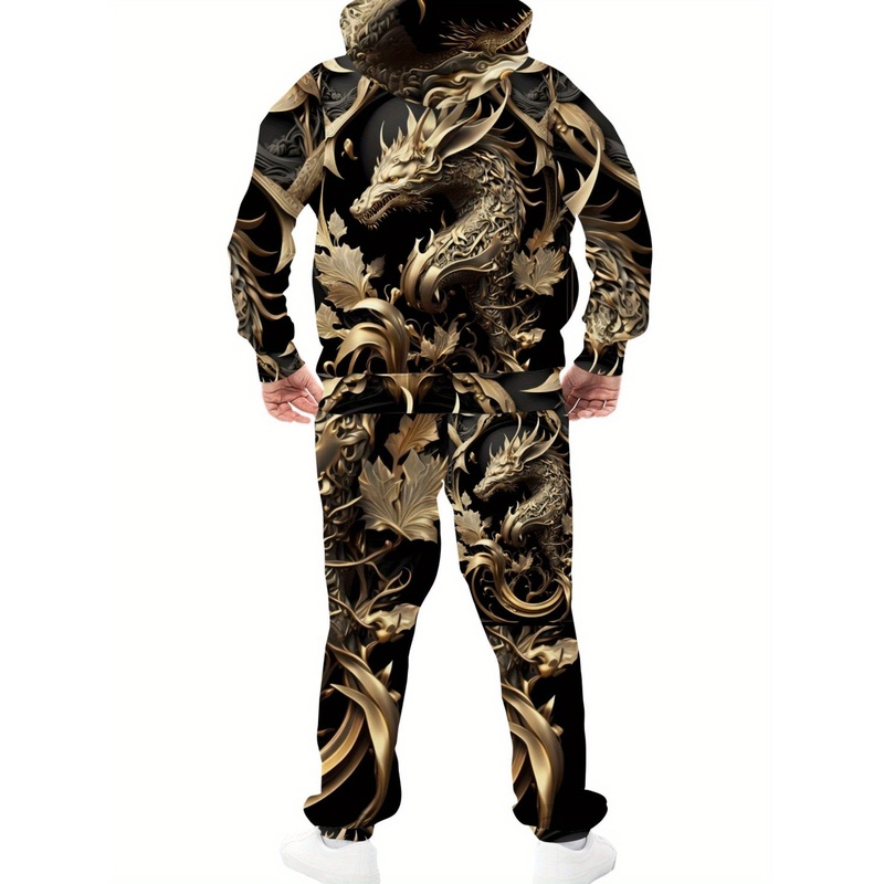 Men'S Luxury Golden Dragon 3D  - 3D Printing Dragon review and price