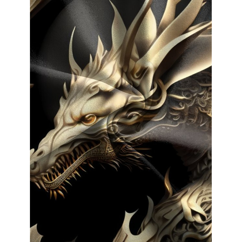 Men'S Luxury Golden Dragon 3D  - 3D Printing Dragon review and price