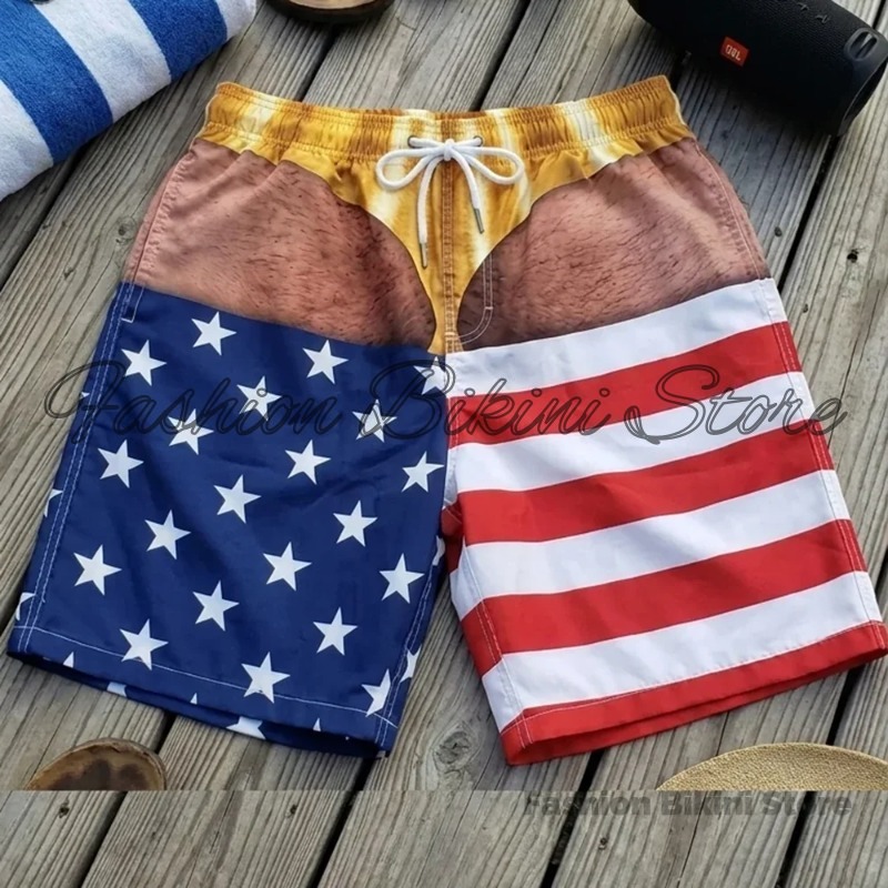 Fun Beach Party Swim Trunks Fo - 3D Printing Viral review and price