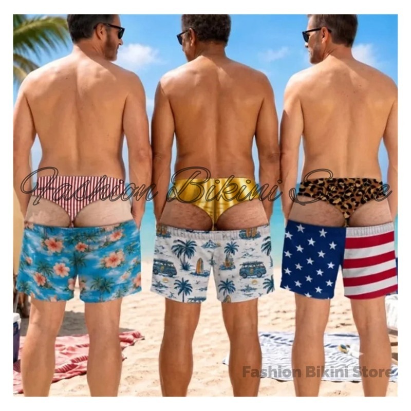 Fun Beach Party Swim Trunks Fo - 3D Printing Viral review and price