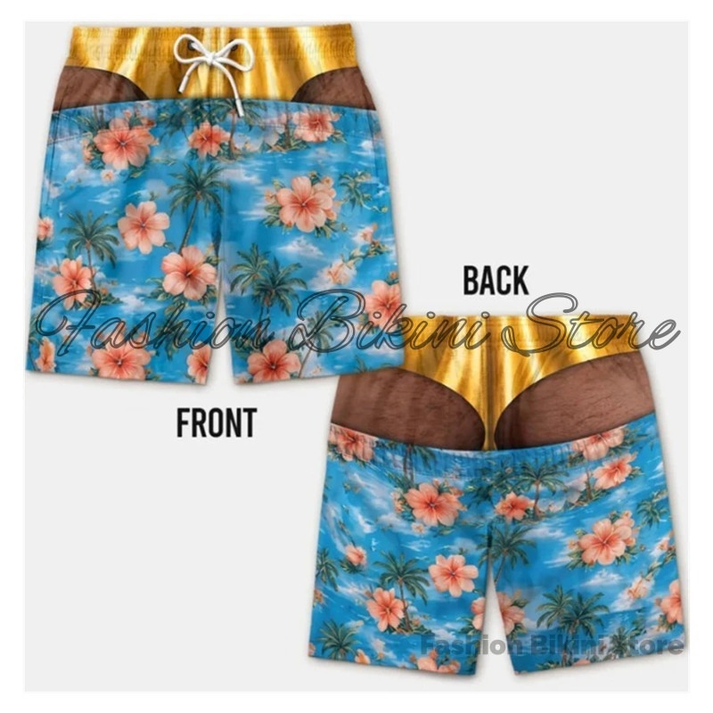 Fun Beach Party Swim Trunks Fo - 3D Printing Viral review and price
