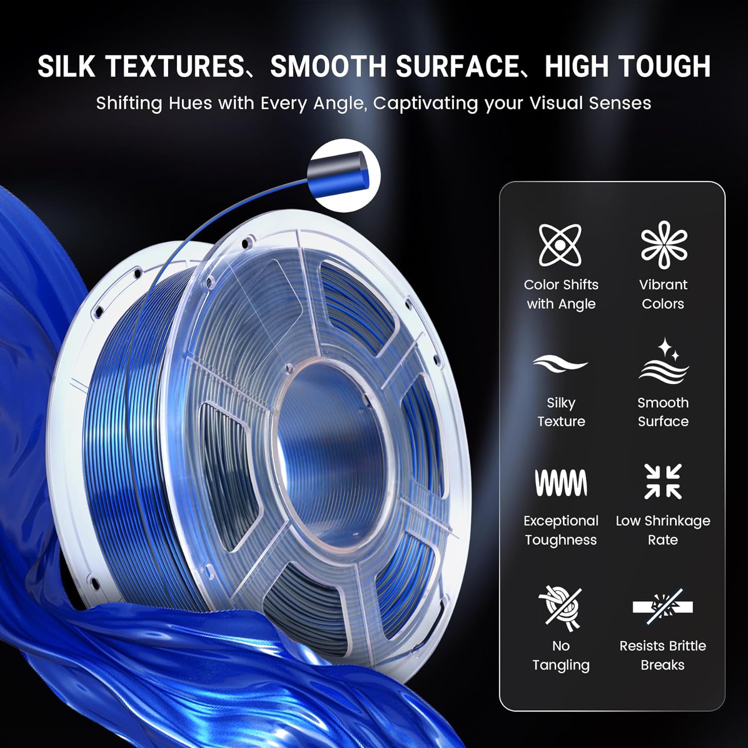SUNLU Silk Pla Plus 3D Printer - 3D Printing Nylon Filament review and price